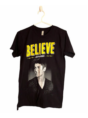 Justin Bieber Concert Tee Believe 2013 Womens Small